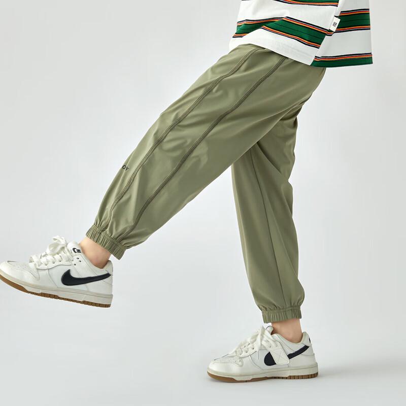 Boy s Summer Sun Protection Ice Silk Sports Jogger Pants 120