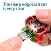 Multipurpose Long Lasting Useful User-friendly Mini Fruit Strawberry Nail Clipper Fingernail Trimmer Nail Scissor
