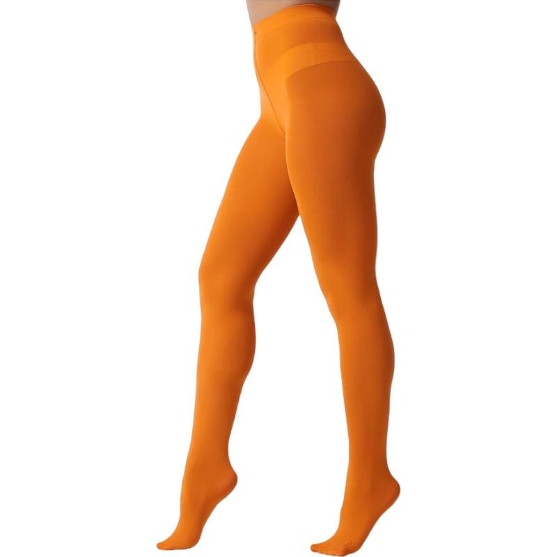 Yiran Sexy Lingerie Women's 80D Ultra Soft Opaque Tights, Soft High Waist Solid Color Footed Pantyhose Hosiery Colored Stockings Cm