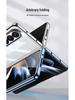 Samsung Fold4 Electroplated Phantom Transparent PC Hard Shell Case - Solid Color, Foldable Protection