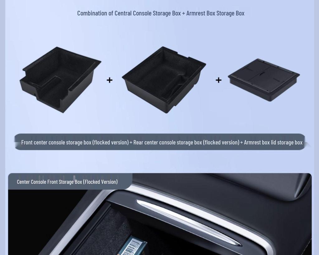 Tesla Model Y/3 Center Console Storage Organizer Accessories