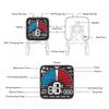 Walfront Clip Tuner Violin Tuner Metronome Professional Electronic Tuner with Clamp HD Clear Display A4 Frequency Adjustable Metronome Function ABS