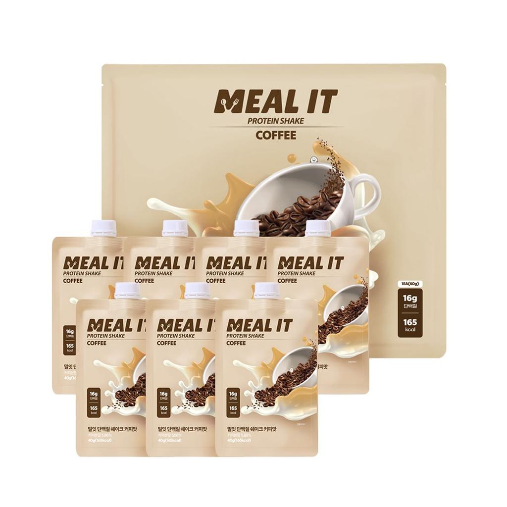 Diet Management Protein Shake Pocket Set (Matcha Chocolate Cookie, Cereal, Pistachio, Melon, Chocolate, Coffee, Banana)