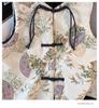 Retro Frog Button Jacquard Embroidery Vest for Middle-Aged Women - Spring/Autumn Styles