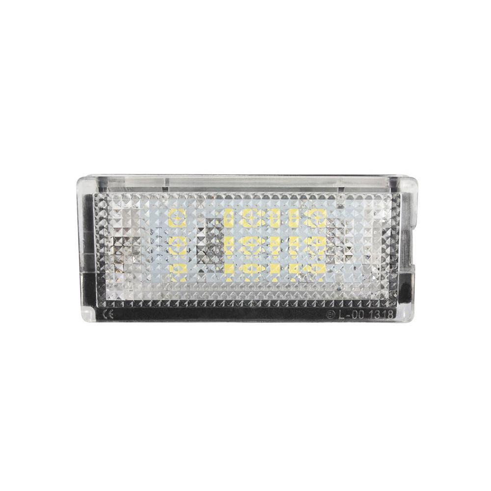 For BMW 3 Series E46 4D 1998-2003 5D Touring 1998-2005 2PCS 18LED Number License Plate Light Lamp Cold White CANBUS Car No Error