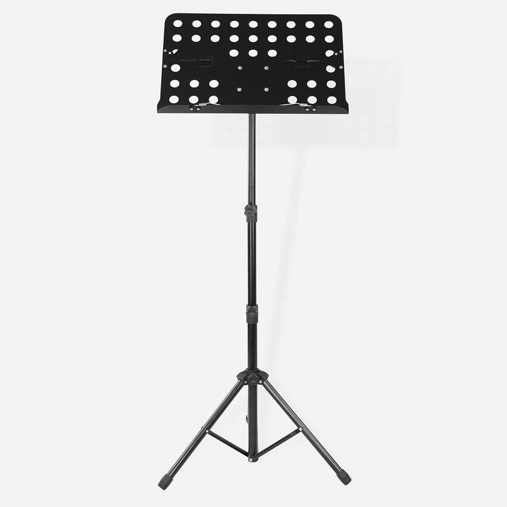 AKOZLIN Folding Music Stand, Adjustable Angle and Height, Music Stand, Music Stand, Music Stand, Height Adjustable from 49cm to 127cm, Projector