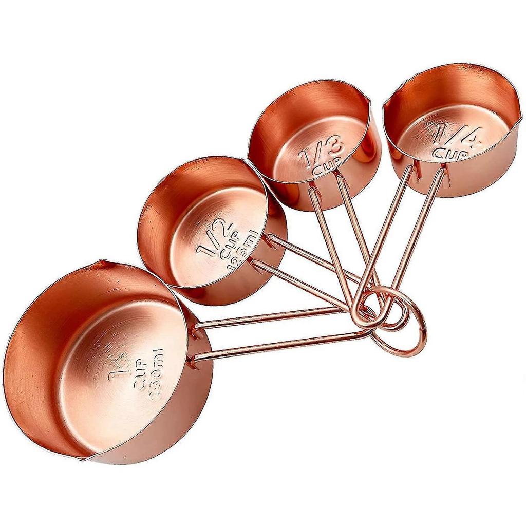 4pcs Cups Set(rosegold-4pcs) 6.5*3.43 Inches