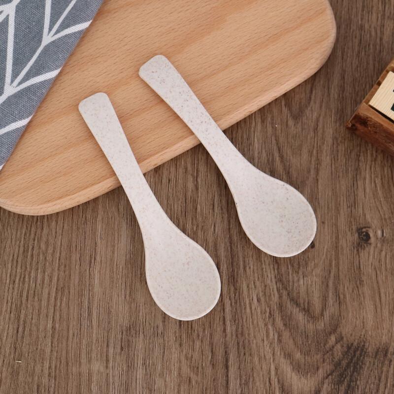 Pabei Disposable Wheat Straw PP Spoons