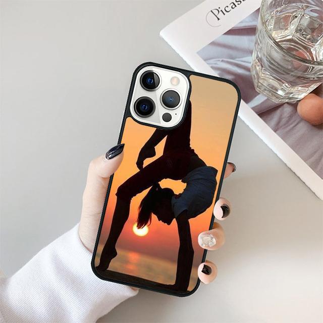 Gymnastics Silhouette Phone Case Cover For iPhone 17 Air 15 16e 14 13 12 Pro Max 11 Pro Max Plus Coque Shell