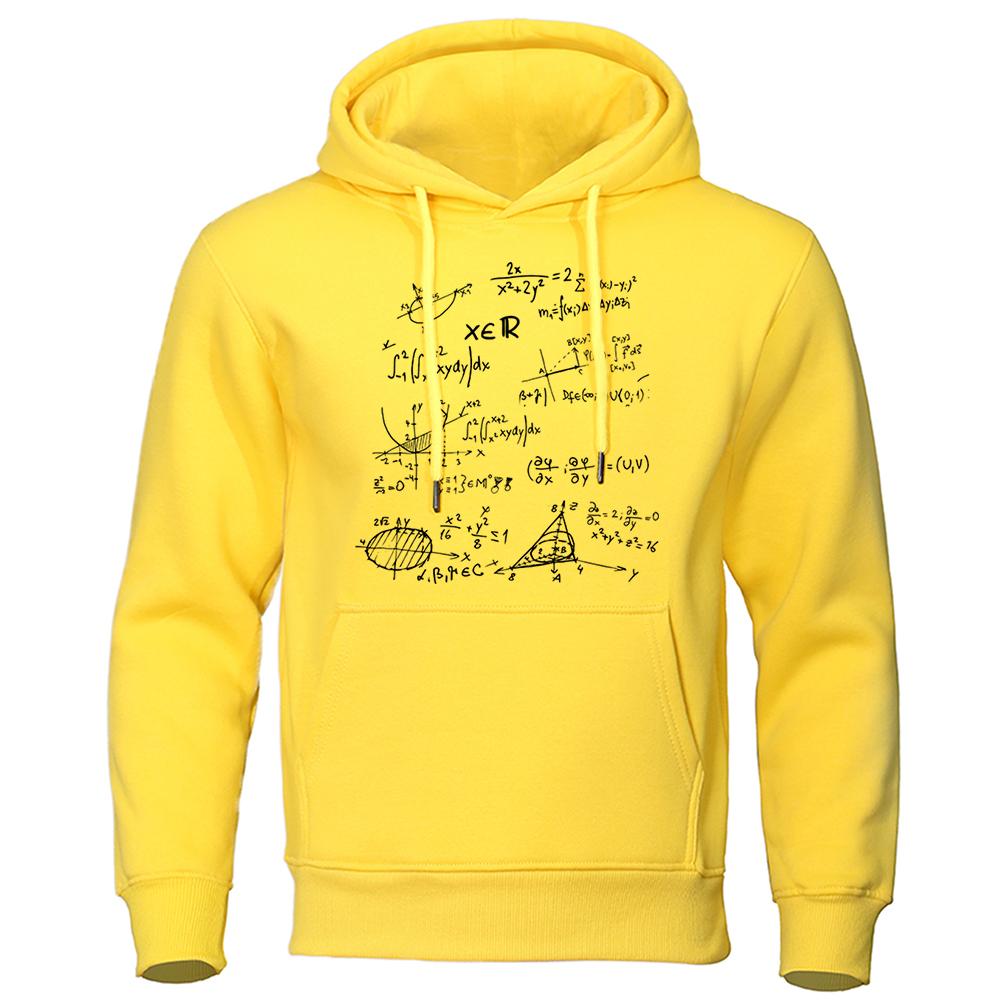 Felpa con cappuccio con stampa di formula matematica, vintage, oversize, alla moda, Harajuku, tuta, comoda, versatile, felpe con cappuccio da donna