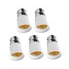 5pcs B22 Male to E27 Female Socket Base Bulb Adapter Converter Lamp Holders