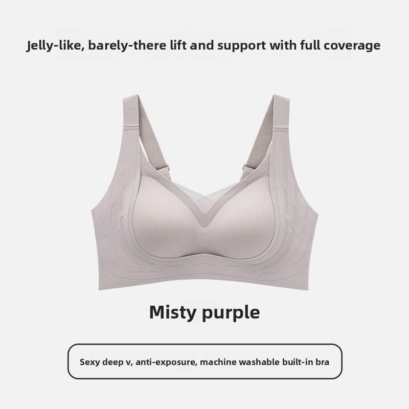 Seamless Wireless Tank Top Sports Bra, Small Bust Push Up Soft Support Lifting Side Support Women's Yoga Lingerie
