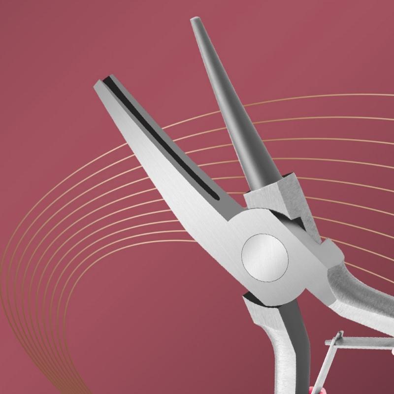Precise 4.5 Inch Needle Nose Pliers With Comfortable Grip For Jewelry Making Precise Pliers Model Assembly Tools