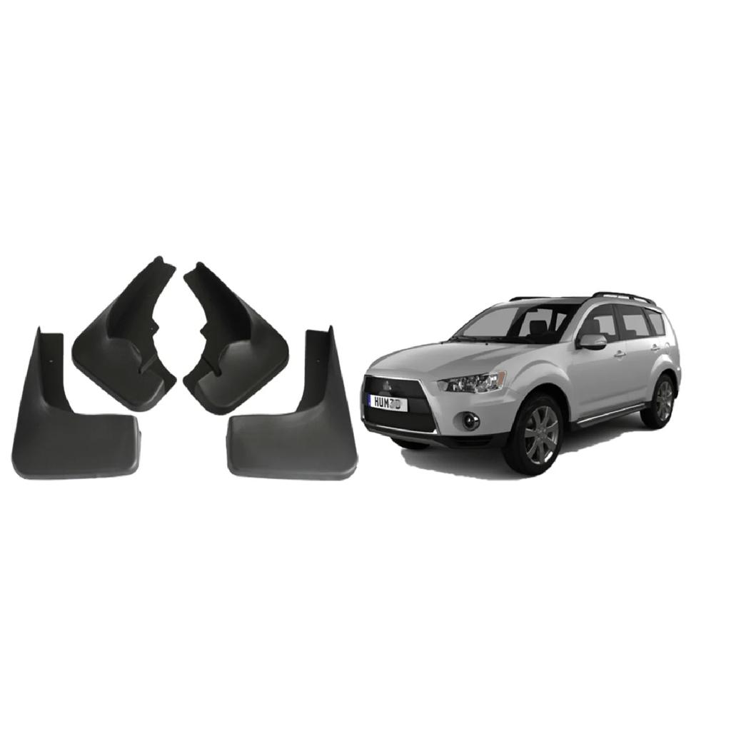 Skvettlapper foran bak Skvettbeskyttere For Mitsubishi Outlander 3.0L 2009-2012 Skvettlappskjermer Tilbehør Auto