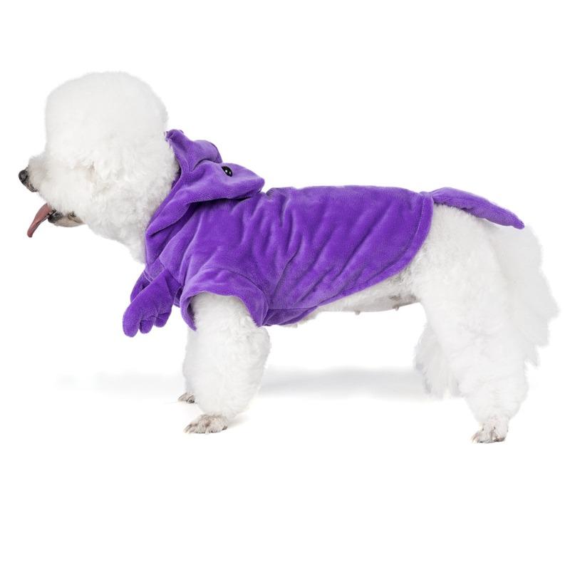 Halloween Dinosaur Transformation Dog Costume, Small Dog and Cat Pet Clothing