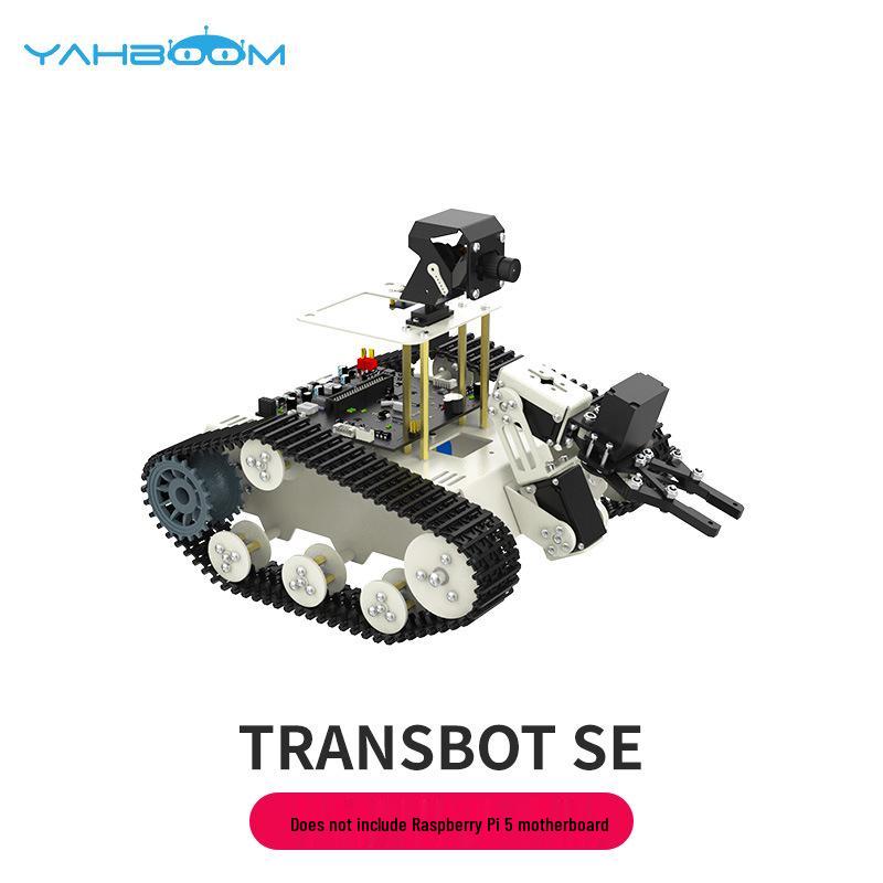 Jetson Cart AI Vision ROS Robot: AI Mechanical Arm, Autonomous Driving, Python & Raspberry Pi 5 Integration.