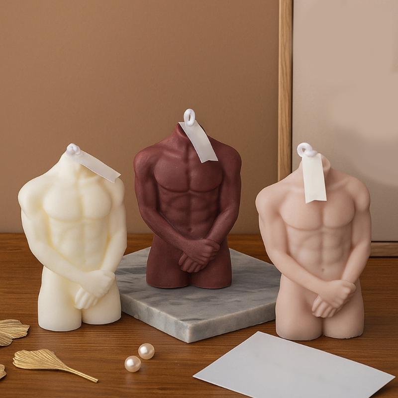 Muscle Body Figurines Decorating Molds Silicone Texture Suitable for Crafts Party Supplies and Custom Decorations