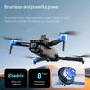 2026 New V168 Drone 4k 5G WiFi FPV Professional GPS/Optical Flow HD ESC Dual Camera Wide Angle Obstacle Avoidance Brushless RC Quadcopter Toy Gift