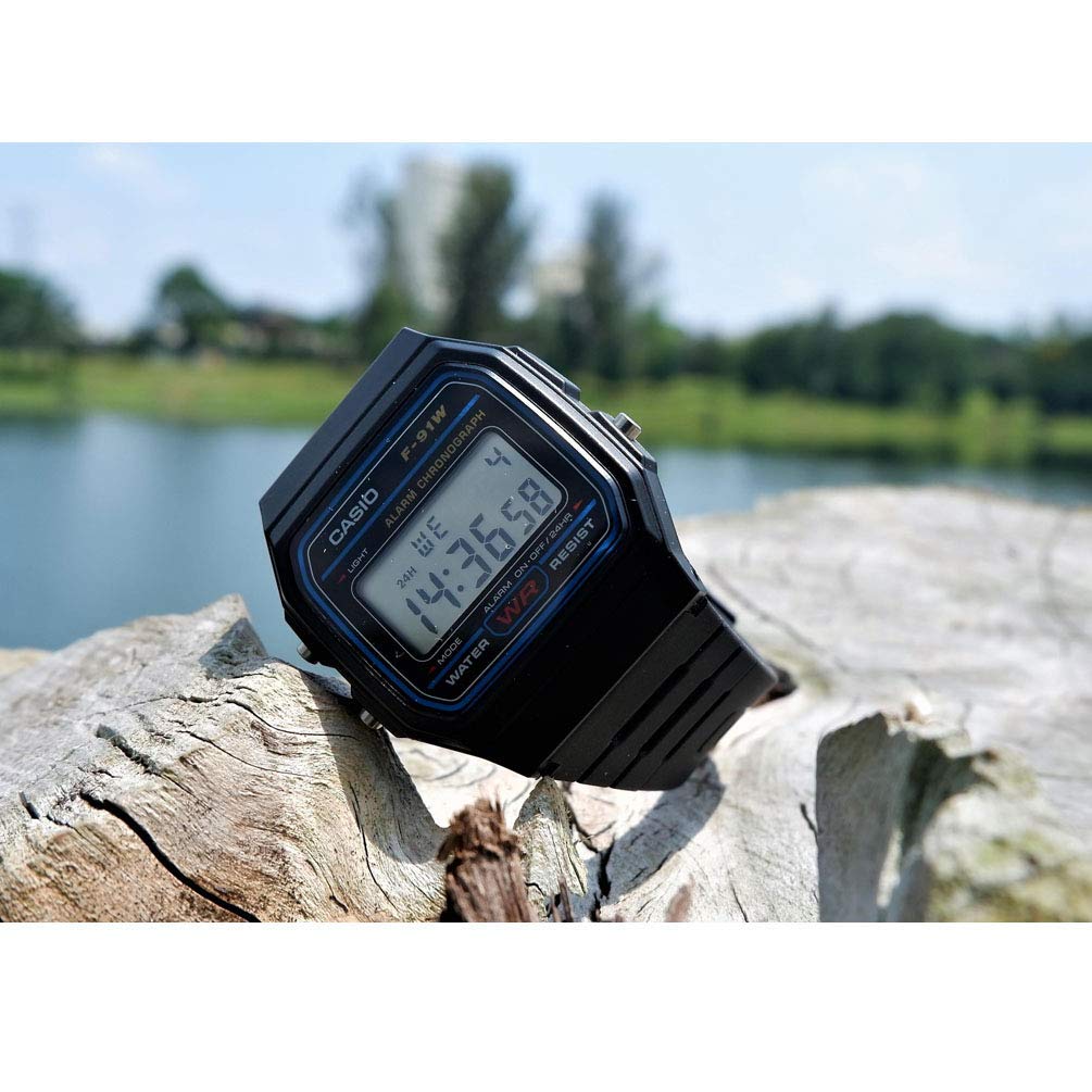 Casio Standard Digital Watch F-91W-1 [Parallel Import]