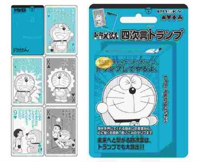 Doraemon Doraemon spelkort fyrdimensionell
