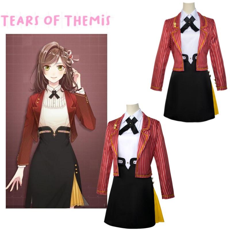 Game Of Tears Themis Heroine Rose Cosplay Costume Lawyeress Working Uniform Suit