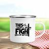 Jesus Is God Print Enamel Mugs Christian Creative Coffee Cups Drink Dessert Breakfast Milk Cup Vintage Mug Handle Drinkware Gift