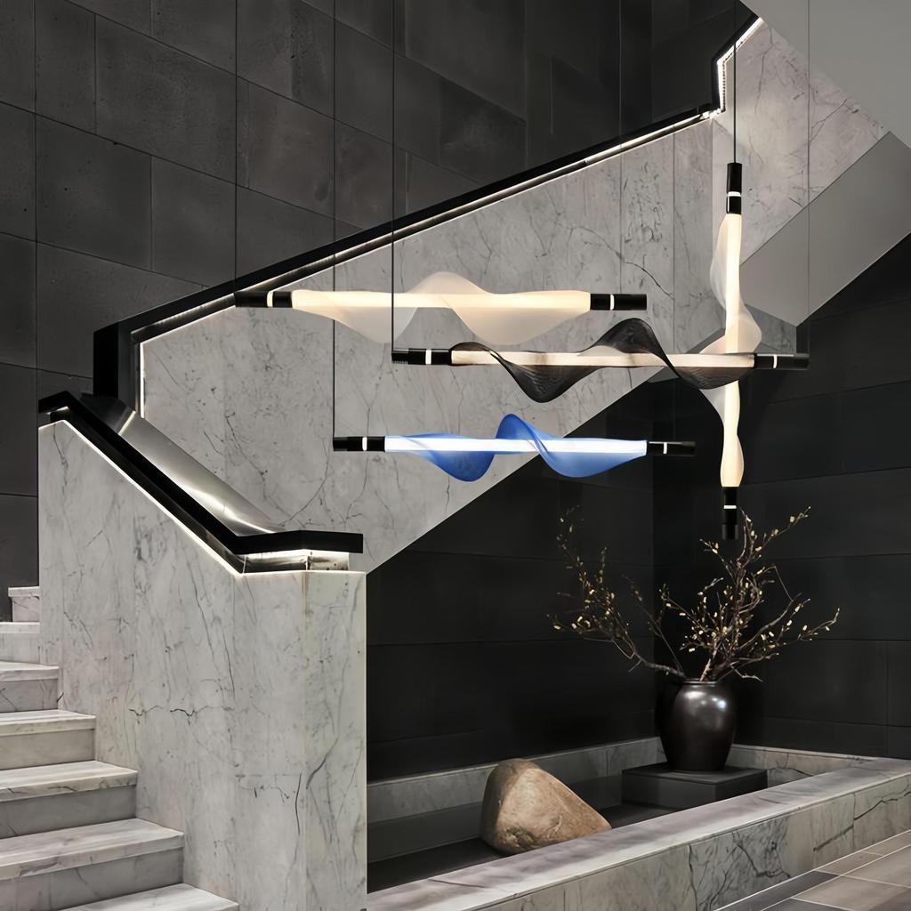 Elegant Designer Chandelier for Restaurant, Office, or Bar Counter