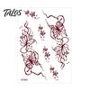 Temporary Tattoo Sticker, Flower Lace Lotus Pattern Fake Tattoos for Women Men, Waterproof DIY Face Arm Leg Body Art Decoration for Masquerade Party