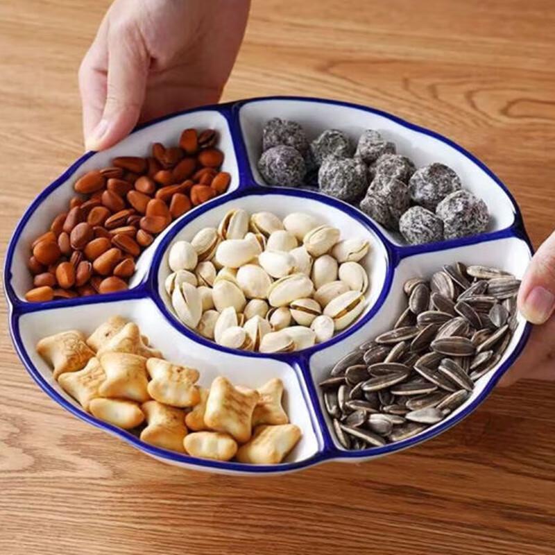 Severská keramická servírovací mísa s 5 přihrádkami