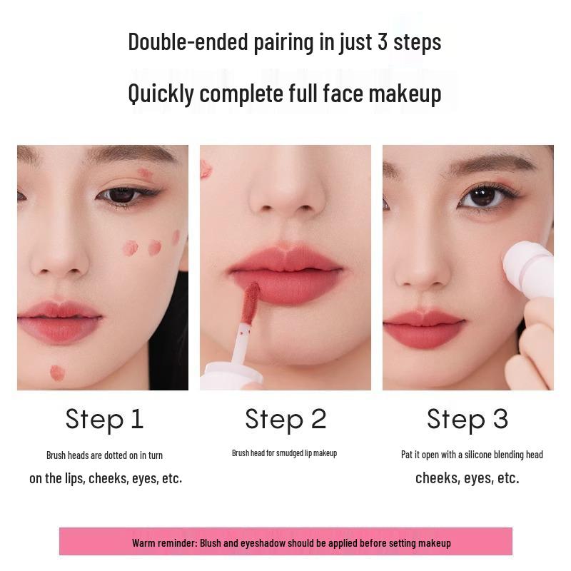 ForeverKey Doppelseitiger Mehrzweck-Creme-Lipgloss & -Tönung