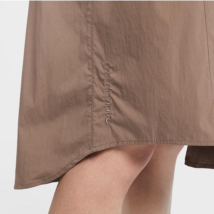 Nike ACG Series Fashion Comfortable Soft Skin-Friendly Short Sleeve Dress Women dresses Khaki HJ0258-214