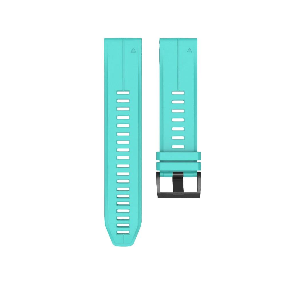 Classic 1pc 22mm Silicone Sports Leisure Quick Release Watch Band for Garmin Fenix 5/ 5 Plus/ 6/ 6 Pro/ 7 Series Smartwatch Accessories