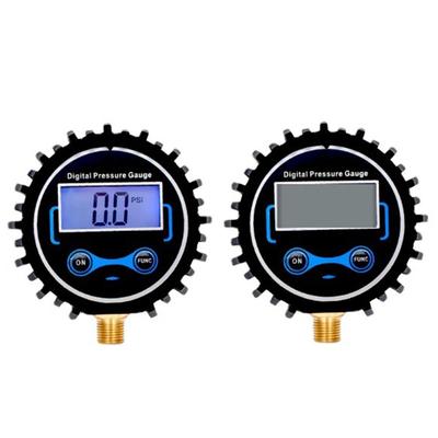 Präzisions-Digital-Reifendruckmesser 0-250PSI Kurzes Druckmessventil LKW
