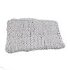 Sofa Blanket Soft Skin Friendly Breathable Washable Thick Cable Knit Crochet Blanket for Bedroom