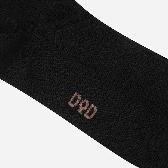 Tent Wappen Wool Crew Socks (BLACK)