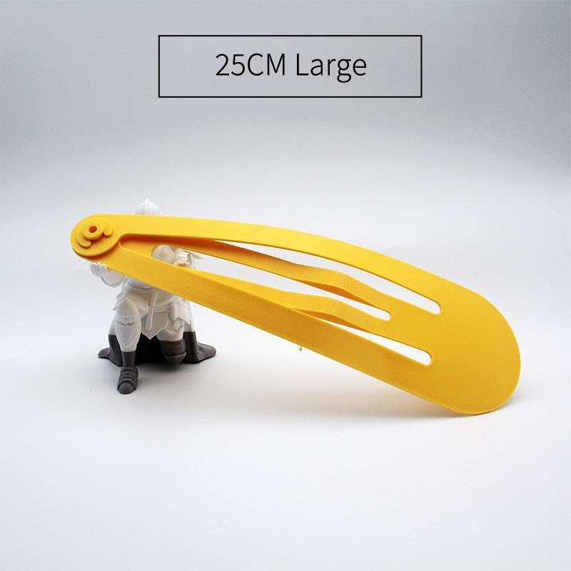 Cute Strawberry Curtain Clips Extra Large Hair Claw Kawaii Polka Dot Design Hairpin for Thick Long Hair Daily Styling
