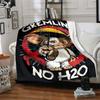 Gremlins No H2O Poster Flannel Blanket Super Soft Warm Cozy Blanket For Sofa Bed Office Travel Allseason Home Decor Gift