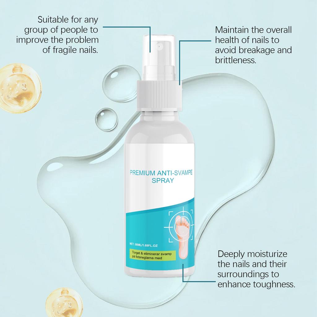 Pflegespray Pilznagelpflege Zehennagel Weiche Nagelpflege Tief nähren und die Nagelelastizität verbessern, 50 ml
