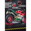Spary 1/9 Ducati 1199 Panigale R Legierungs-Motorrad Diecast Modell Simulation Sound Licht Sammlungswert Ausstellung Geschenk für Freunde