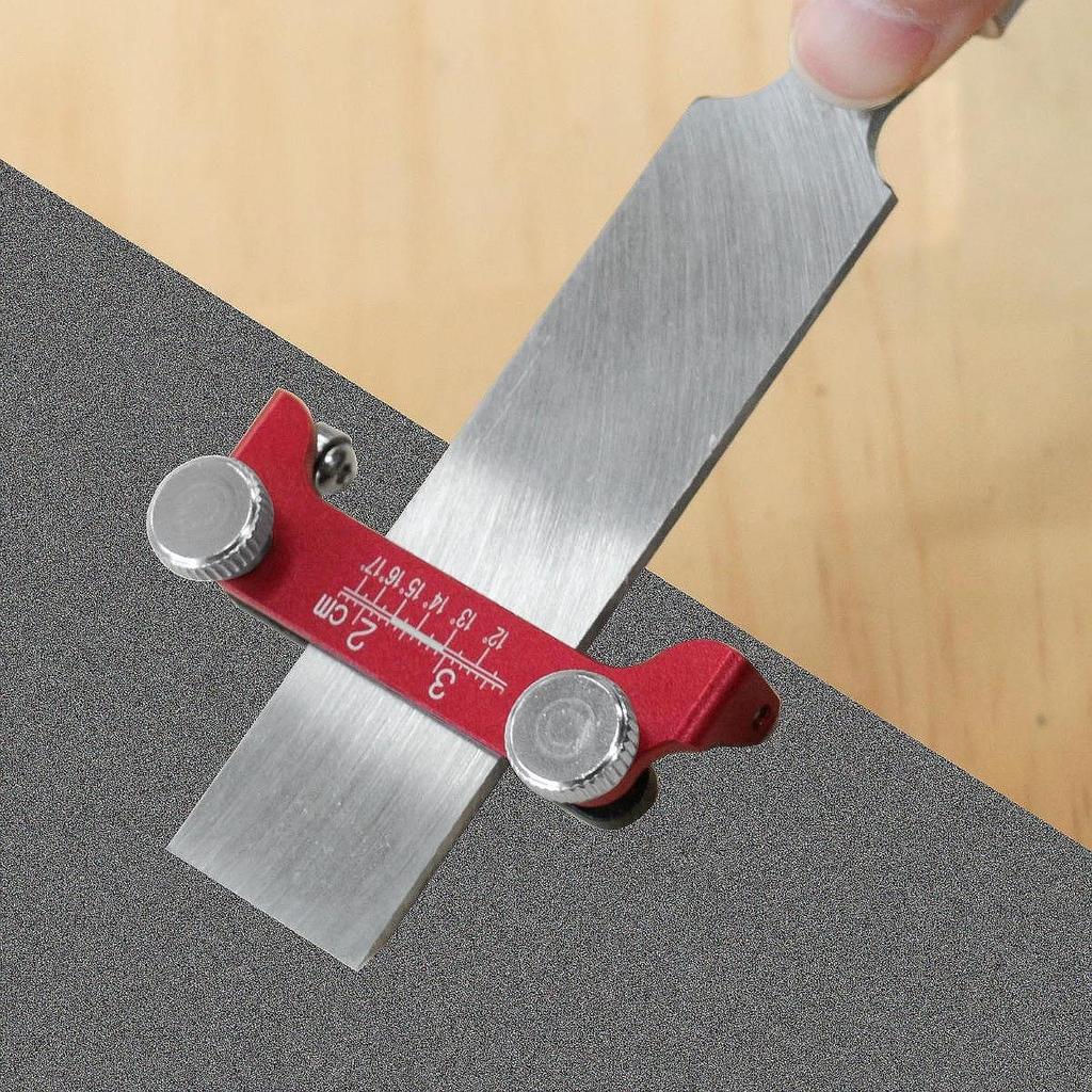 Schärfschleifer mit festem Winkel, robuste Fasenschleifvorrichtung, praktisches verstellbares Zubehör, Schleifführung für Haushaltsküchenbedarf