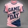 Men's Casual Football Fan Day Shirt for Cheering at Games
