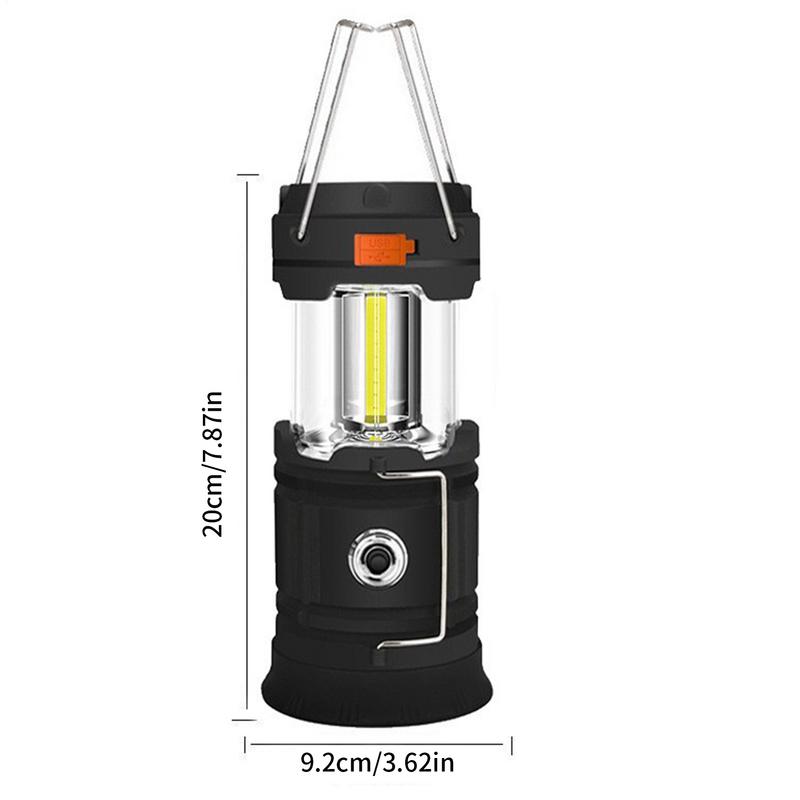 Camping Lantern 1200 MAh Hand Crank Lantern High Brightness Long-Lasting Portable Camp Gear For Survival Tent Power Outage