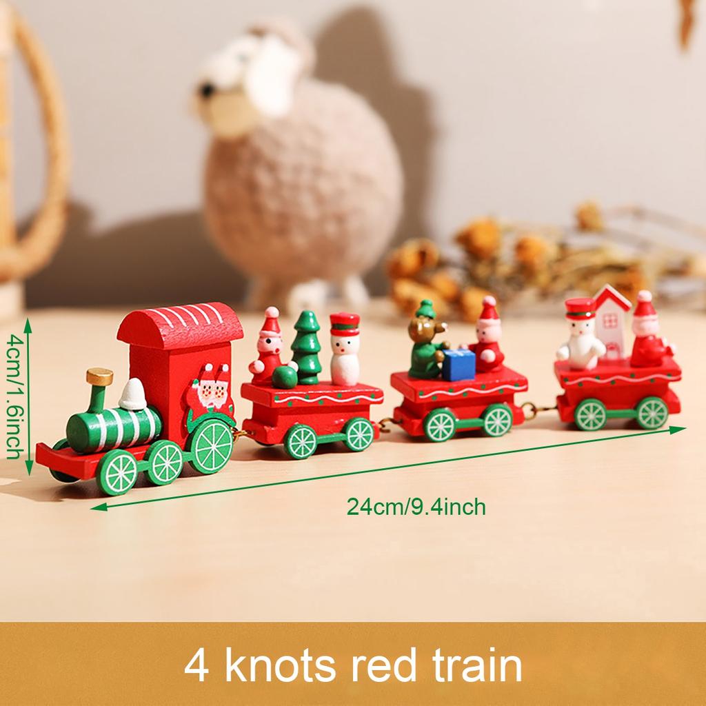 Wooden Train Christmas Ornament Merry Christmas Decoration For Home Table 2026 Xmas Gifts Noel Natal Navidad New Year 2026 Gifts