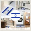 Custom Israel Flag Doormat Anti-Slip Bath Kitchen Mat Living Room Door Floor Entrance Carpet Rug