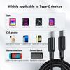 USB Type-C Male To Male Charging Cable USB C To USB C Data Cable PD 60W Fast Charge Cable For Type C Devices Smartphones