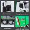 1:32 Garbage Car Model Toy Sound Light Wheel Steering Shock Absorption Urban Sprinkler Truck Models for Boys Birthday Gifts