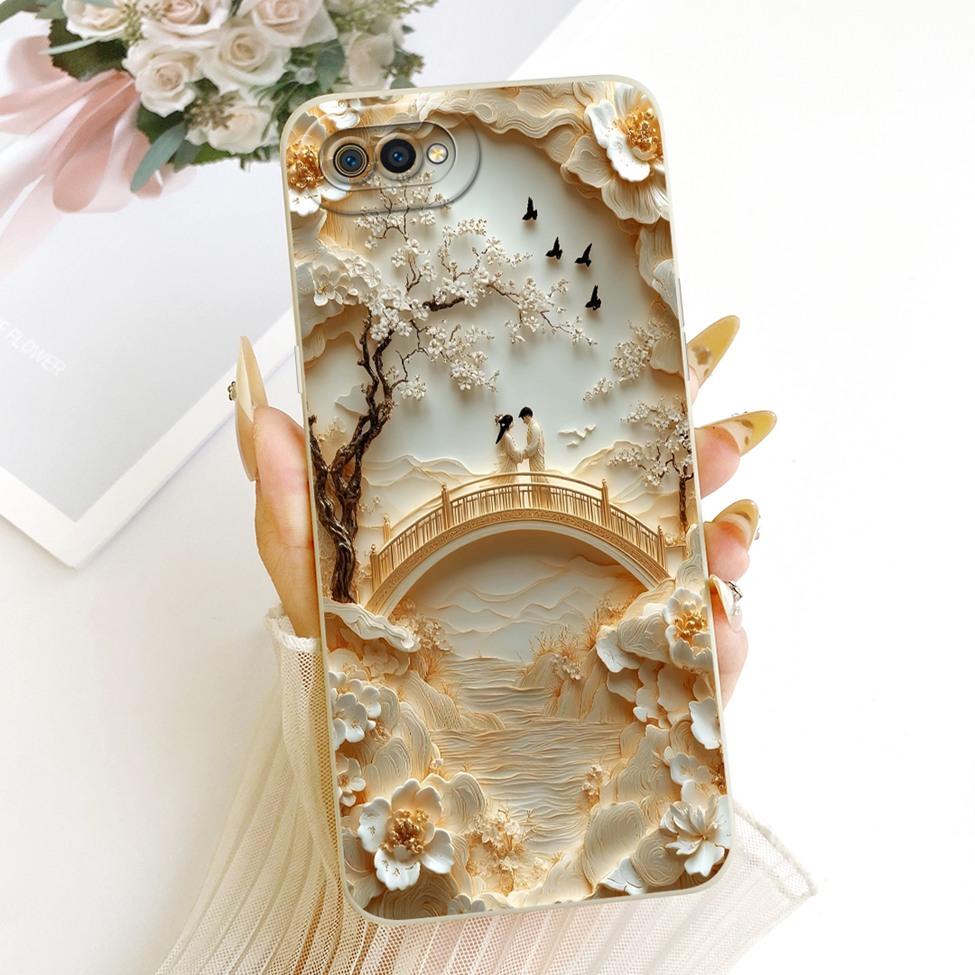 For Realme C2 Case Cover Silicone Luxury Fashion Cool Kawaii Cute Painted Phone Casing RMX1941 RMX1945 RMX1943