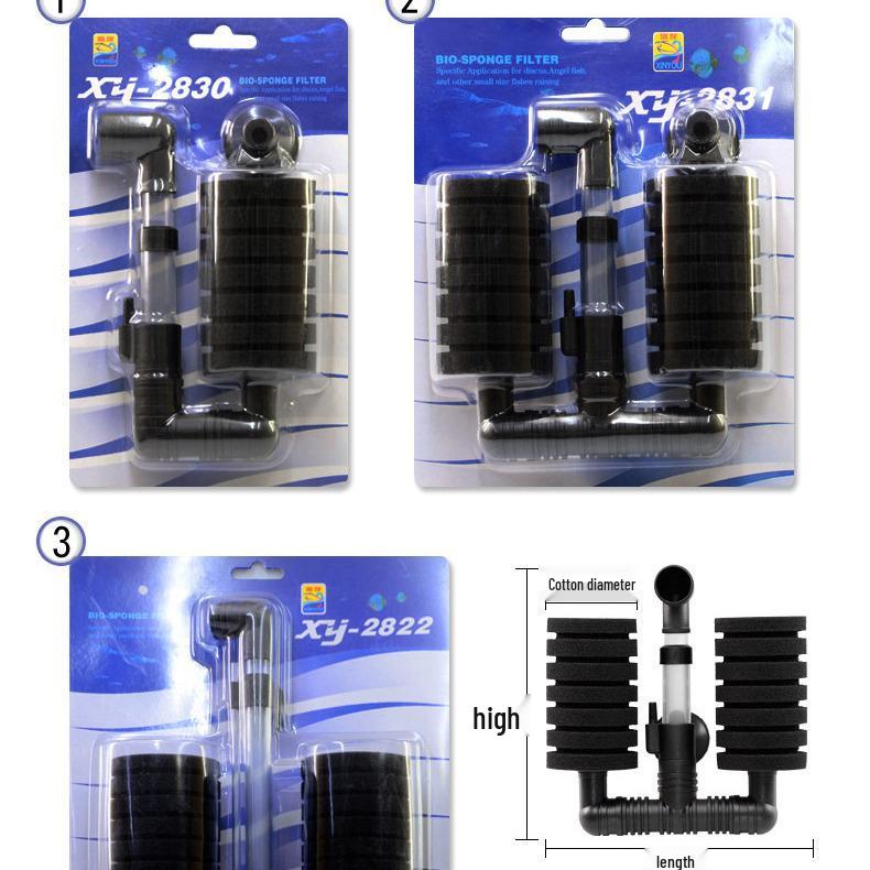Xinyou Mini Fish Tank Double Head Water Sprite Filter