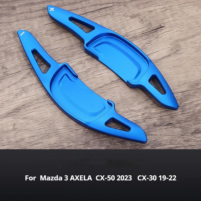 For Axela 3 CX-30 CX-50 Shifter Paddle Extension Gearbox Accessories Aluminum Alloy Steering Wheel Paddle Shift