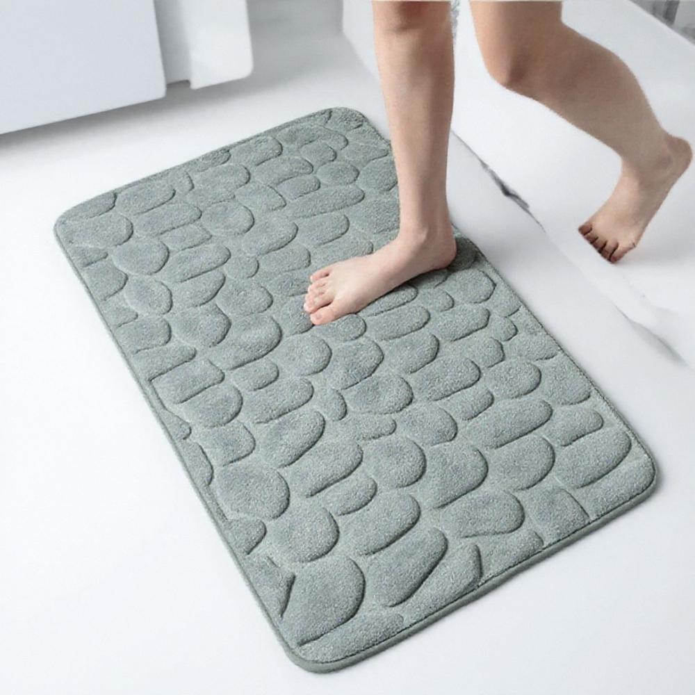 

Coral Velvet Memory Foam Bath Mat Super Non-Slip Rapid Absorption Soft Comfort Machine Washable Bath Mat